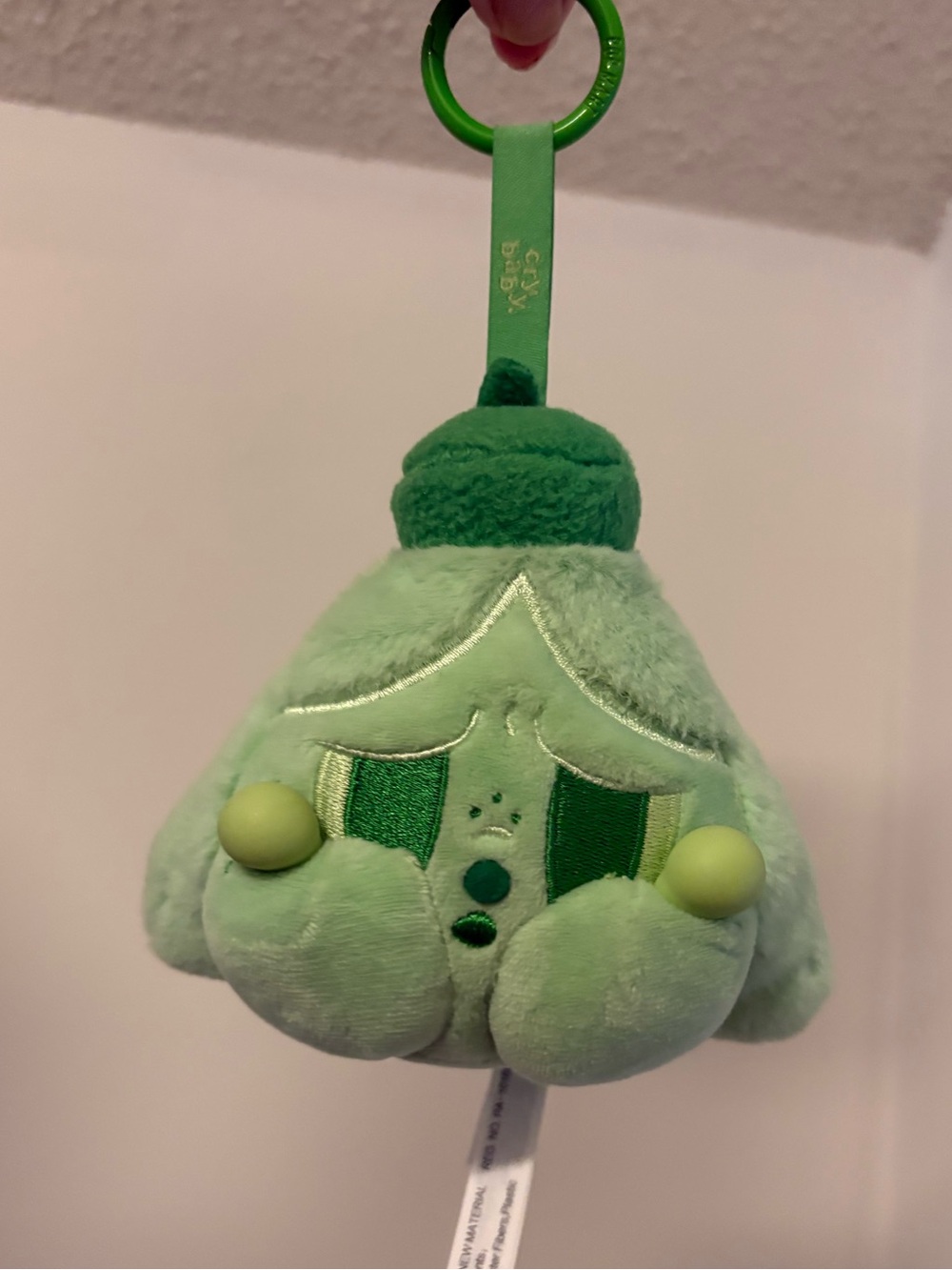 CRYBABY “Cheer Up, Baby!” Series Plush Pendant — Green